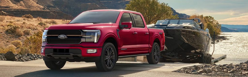Ford Truck showcasing its capable engine and towing capacity.