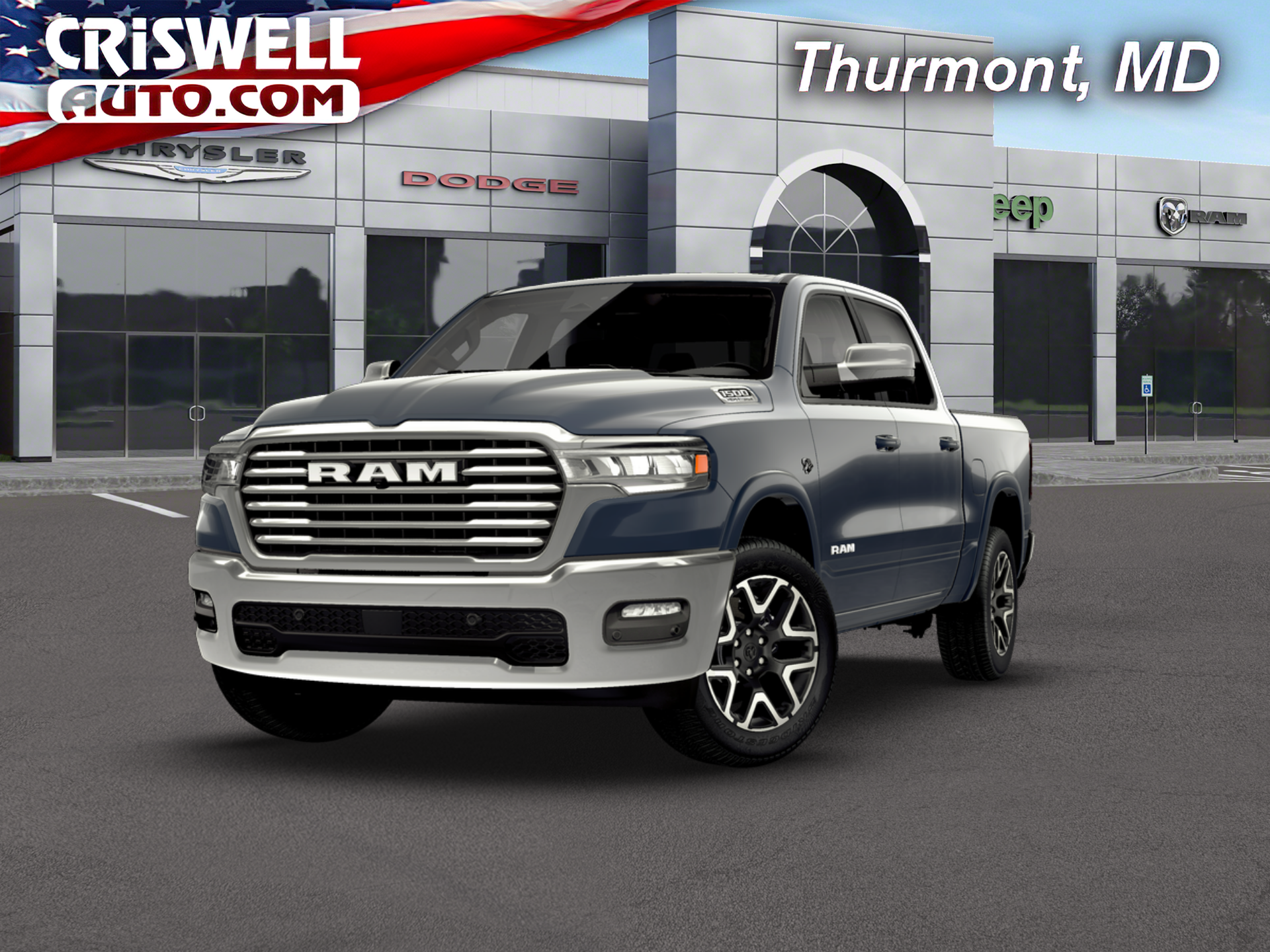 2026 RAM Ram 1500 RAM 1500 LARAMIE CREW CAB 4X4 5'7' BOX