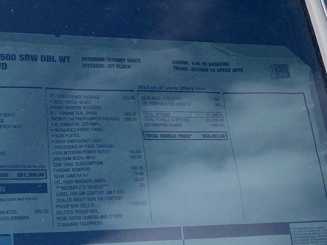 2025 Chevrolet Silverado 3500HD Work Truck w/upfit