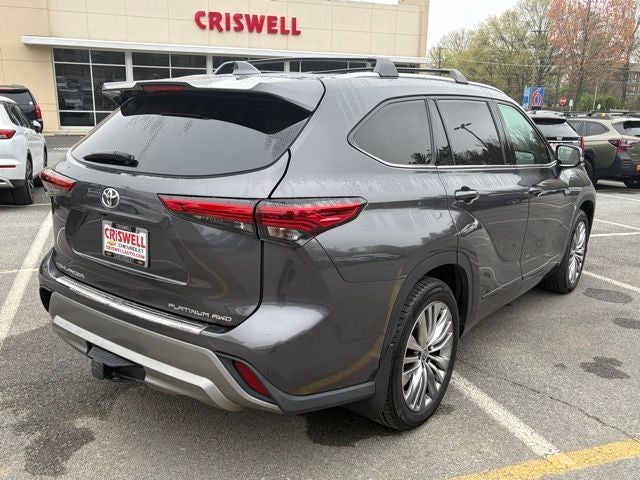 2022 Toyota Highlander Platinum