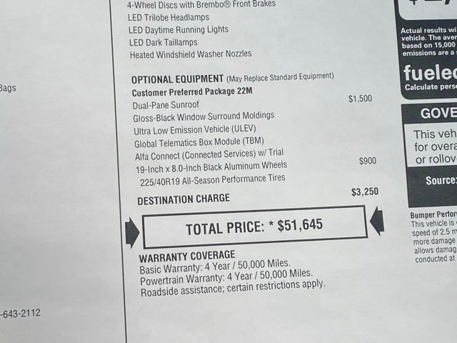 2025 Alfa Romeo Giulia GIULIA AWD