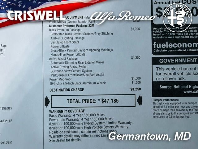 2026 Alfa Romeo Tonale TONALE SPRINT AWD