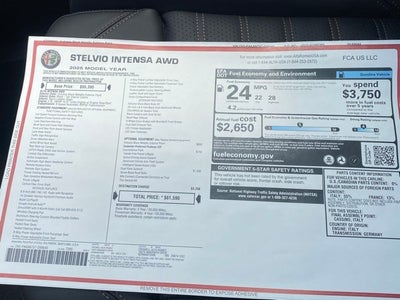 2025 Alfa Romeo Stelvio STELVIO INTENSA AWD