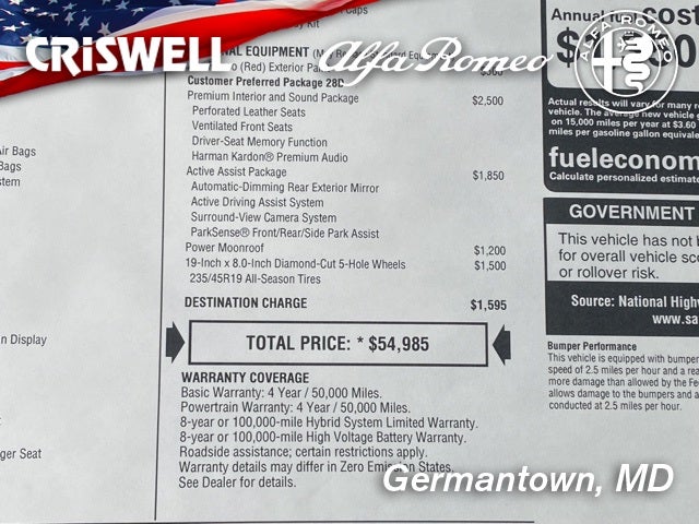 2024 Alfa Romeo Tonale TONALE Ti EAWD