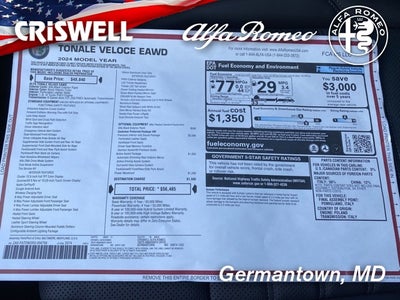 2024 Alfa Romeo Tonale Veloce