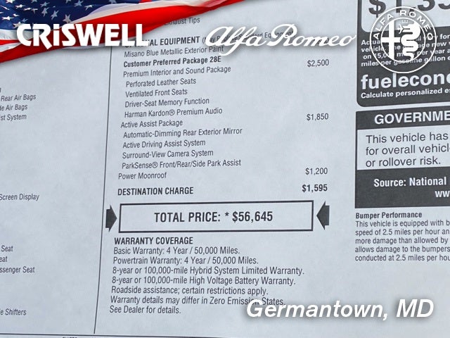 2024 Alfa Romeo Tonale TONALE VELOCE EAWD