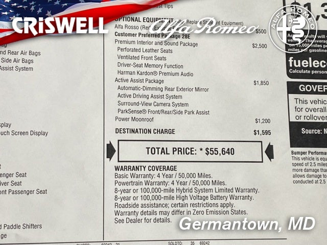 2024 Alfa Romeo Tonale TONALE VELOCE EAWD