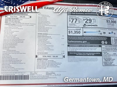 2024 Alfa Romeo Tonale TONALE VELOCE EAWD