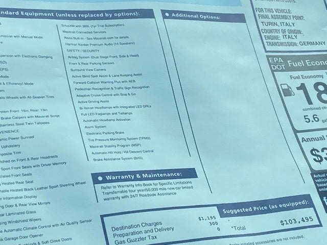 2024 Maserati Levante GT GT