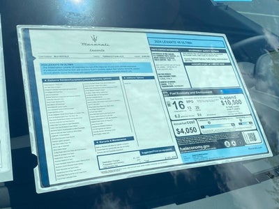 2024 Maserati Levante Trofeo V8 Ultima