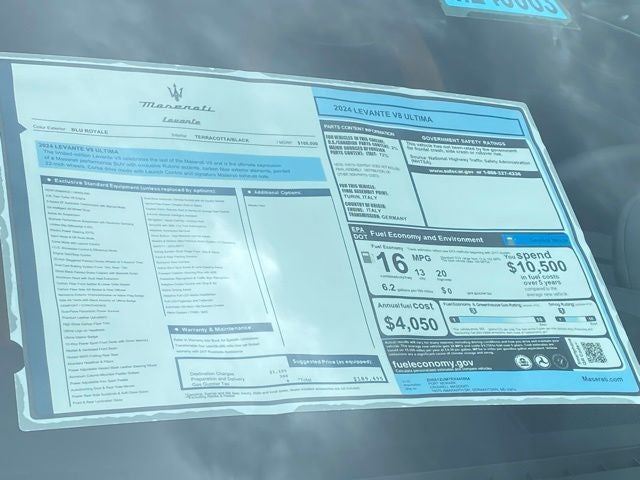 2024 Maserati Levante Trofeo