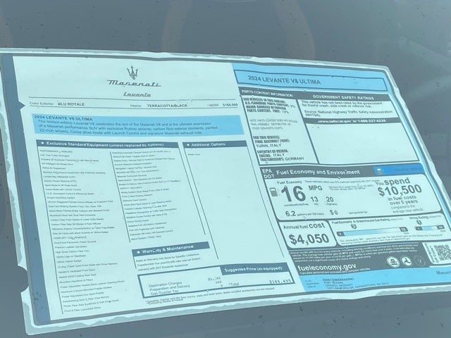 2024 Maserati Levante Trofeo