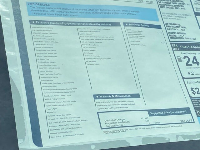 2025 Maserati Grecale Base