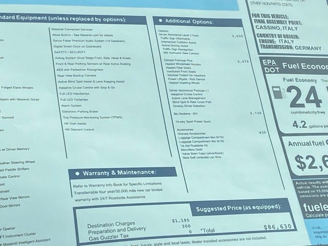 2025 Maserati Grecale Modena