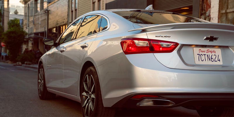 Backside of Chevrolet Malibu