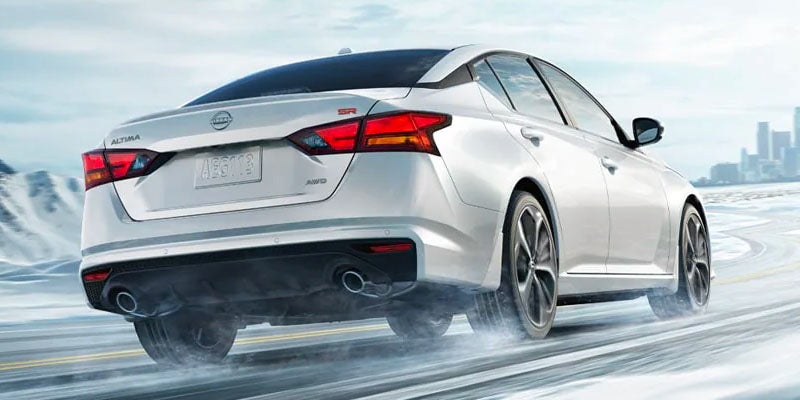 Nissan Altima on road