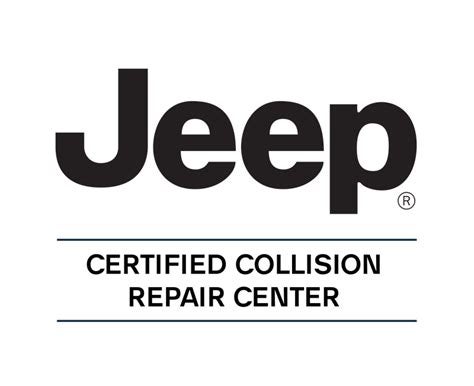 Jeep Certified Collision Repair Center logo